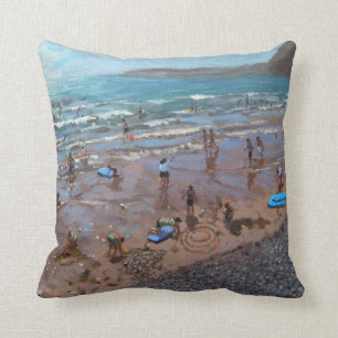 Circles in the Sand Sidmouth 2007 Cushion