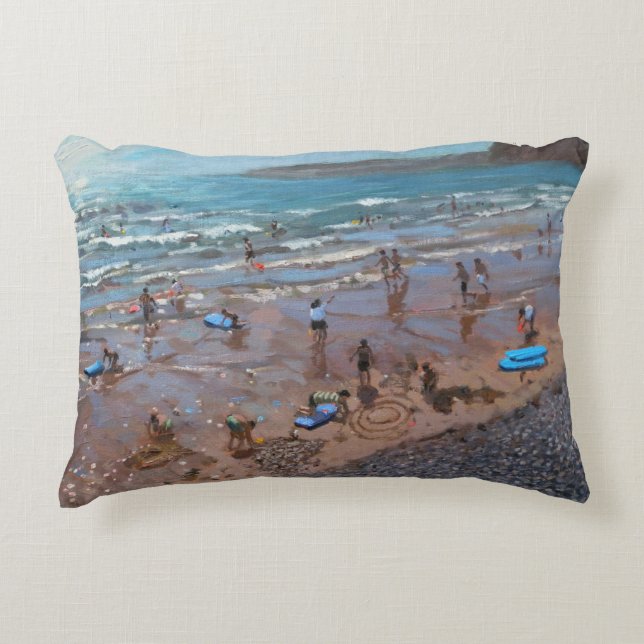 Circles in the Sand Sidmouth 2007 Decorative Cushion (Front)