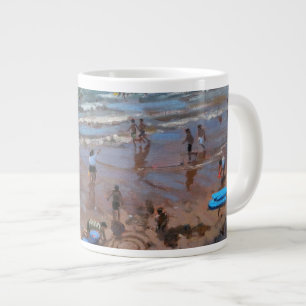Circles in the Sand Sidmouth 2007 Large Coffee Mug