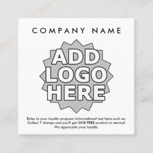 circles loyalty rewards square card