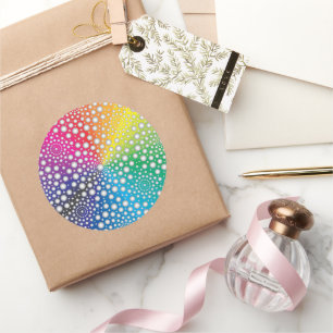 Circles Mandala 2 Classic Round Sticker