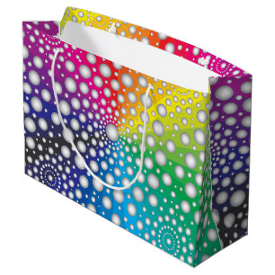 Circles Mandala 2 Large Gift Bag