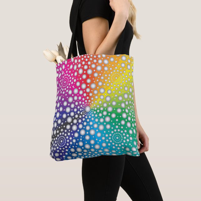 Circles Mandala 2 Tote Bag (Close Up)