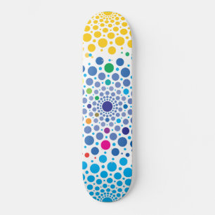 Circles Mandala 3 Skateboard