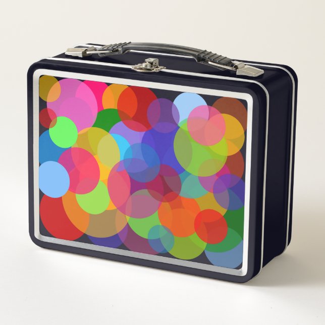 Circles Metal Lunch Box (Front)