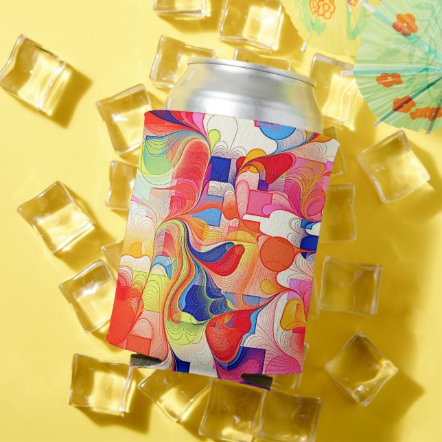 CIRCLES OF COLORS  WATCH CAN COOLER (In Situ Summer)