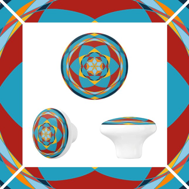 Circles of Colour Ceramic Knob (Creator Uploaded)