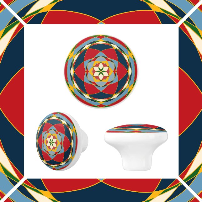 Circles of Colour Ceramic Knob (Creator Uploaded)