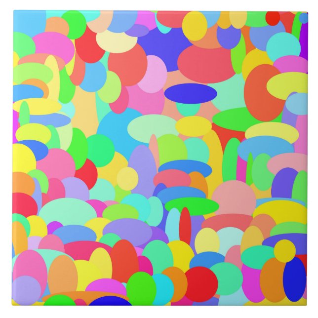 Circles of Colour Tile (Front)