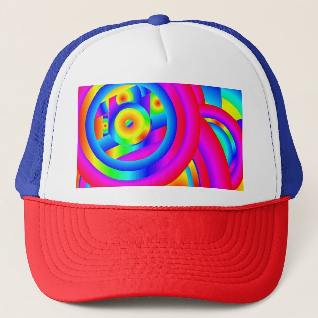 Circles of Colour Trucker Hat (Front)