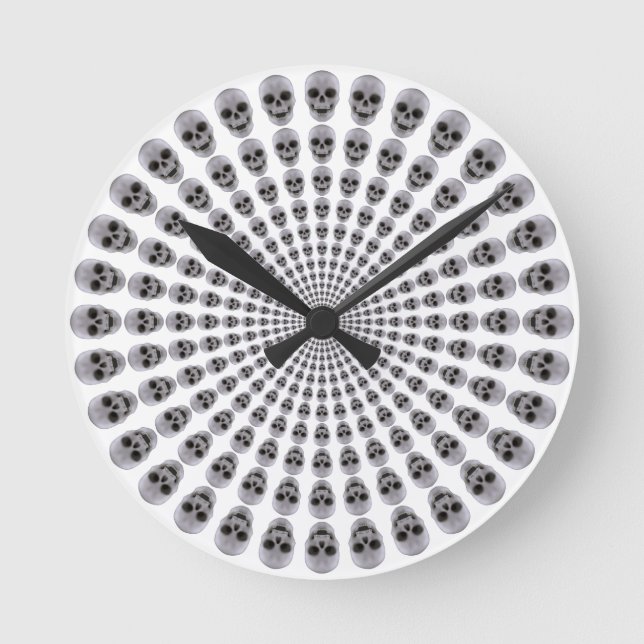 Circles of Skulls: Wall Clock (Front)