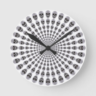 Circles of Skulls: Wall Clock