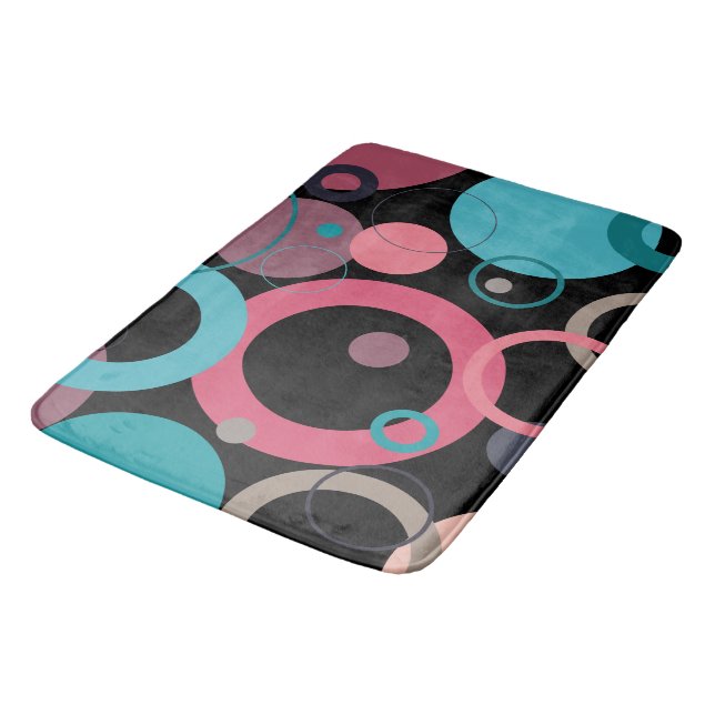 Circles of the horizon   bath mat (Angled)