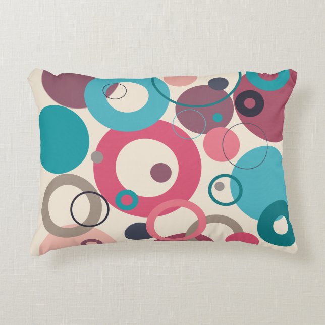 Circles of the horizon   decorative cushion (Front)