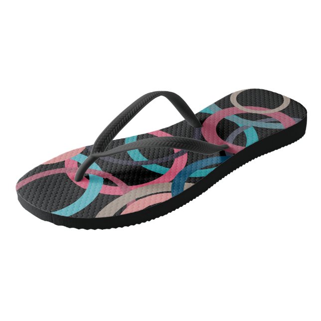 Circles of the Horizon  Flip Flops (Angled)