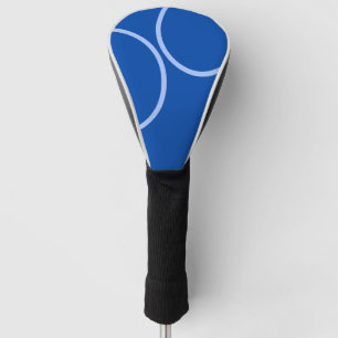 Circles on Blue Golf Head Cover