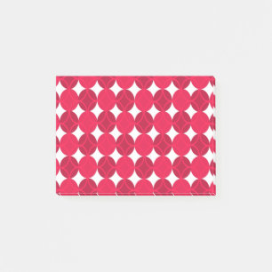 Circles on Circles - Cranberry and Grey Post-it Notes