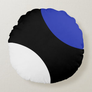 Circles on Round Pillow