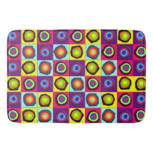 circles pattern   bath mat