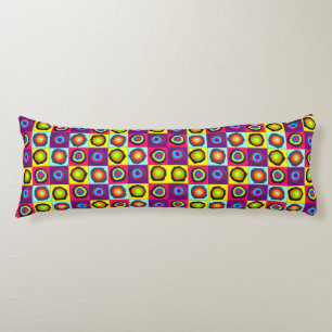 circles pattern body cushion