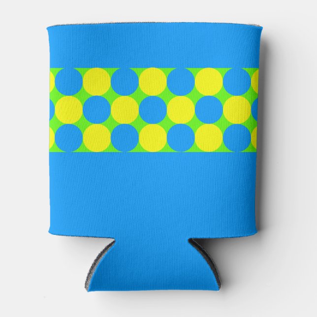 Circles Pattern Can Cooler (Front)