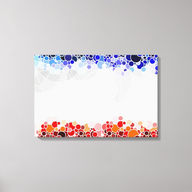 CIRCLES PATTERN CANVAS PRINT (Front)