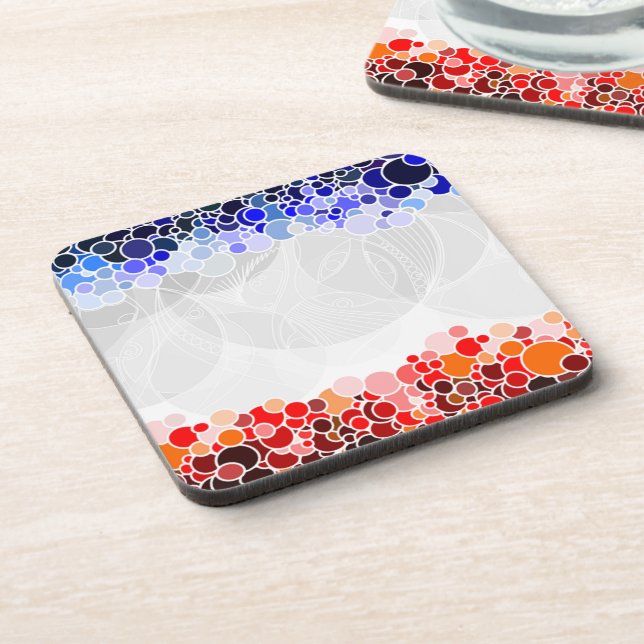 CIRCLES PATTERN COASTER (Left Side)