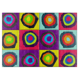 circles pattern cutting board