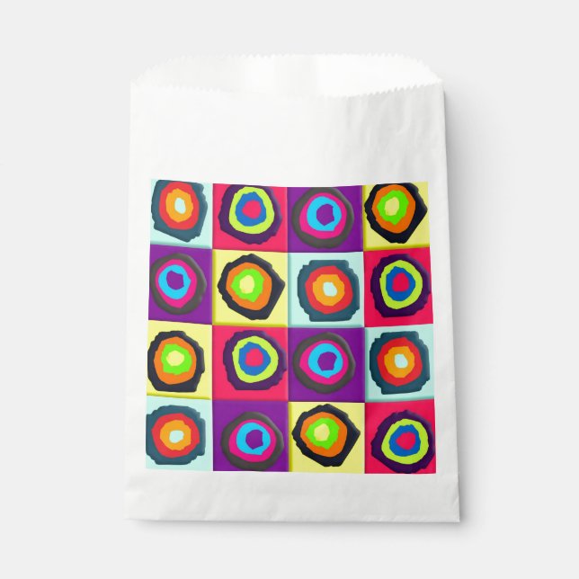 circles pattern favour bags (Front)