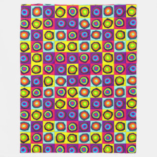 circles pattern  fleece blanket