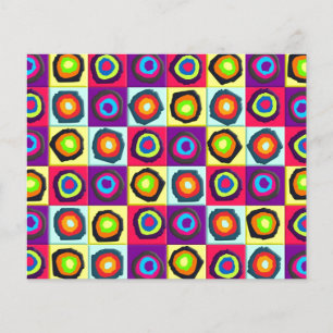 circles pattern flyer