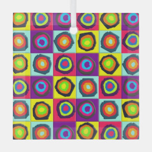 circles pattern   glass tree decoration