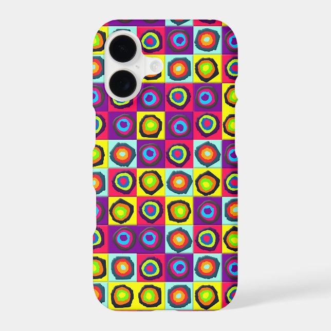 circles pattern   iPhone case (Back)