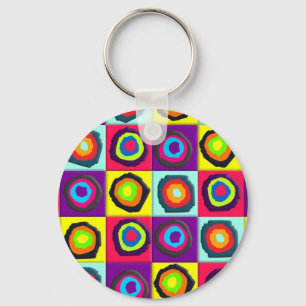 circles pattern   key ring