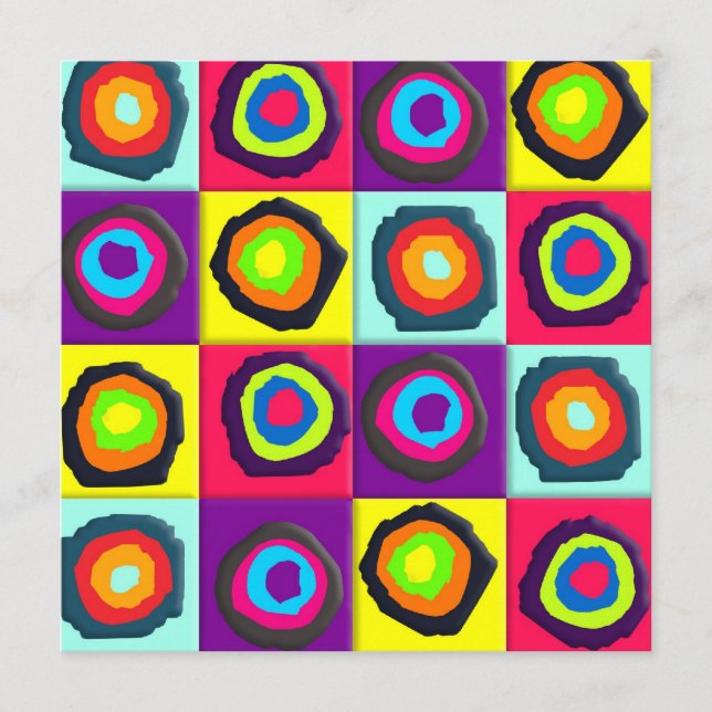 circles pattern  menu (Front)