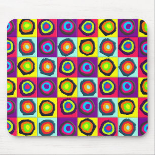 circles pattern mouse mat