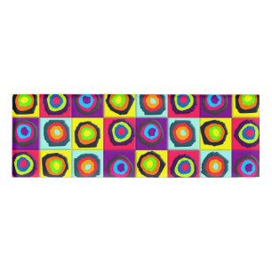 circles pattern name tag
