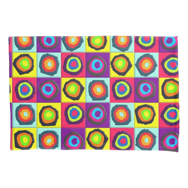 circles pattern  pillowcase (Front)