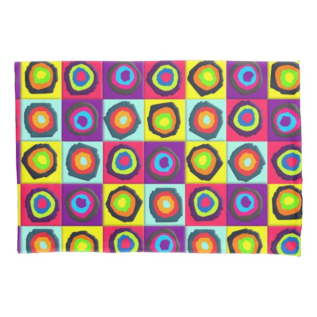circles pattern  pillowcase (Front)