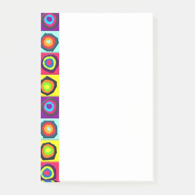 circles pattern post-it notes (Front)