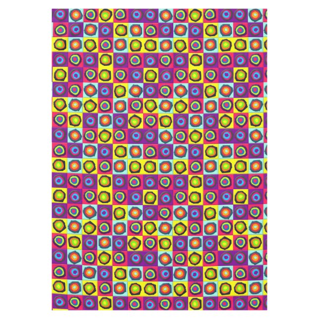 circles pattern   tablecloth (Front)