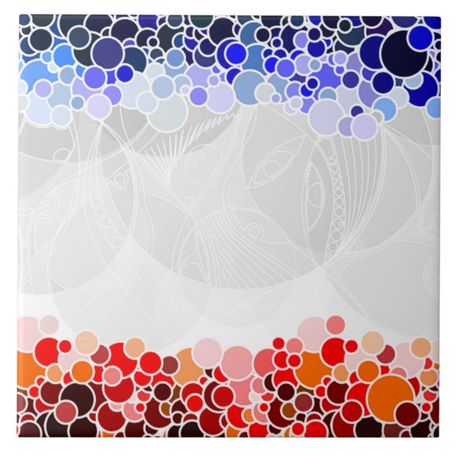 CIRCLES PATTERN TILE (Front)