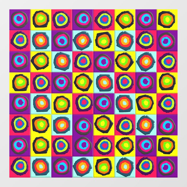 circles pattern  window cling (Sheet)