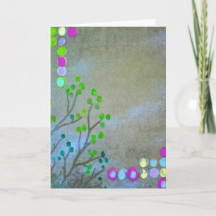 Circles Thank You Card