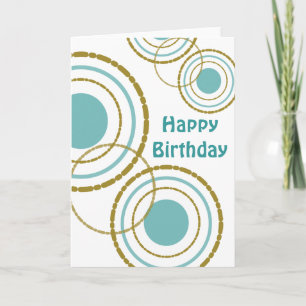 Circles Trio Birthday Card