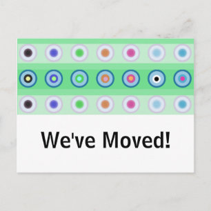 Circles - We've Moved! Announcement Postcard