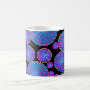 Circles Wheels and Discs with Spokes Coffee Mug