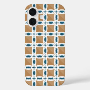 Circles with lens pattern and Diamond iPhone 16 Case
