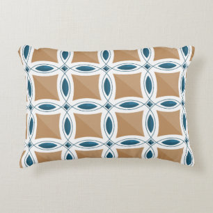 Circles with lens pattern and Diamond Decorative Cushion