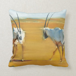 Circling Arabian Oryx 2010 Cushion